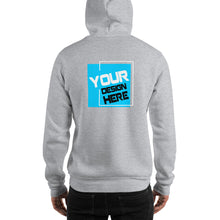 Load image into Gallery viewer, Customizable R. Chest, Large Rear Print Unisex Hoodie