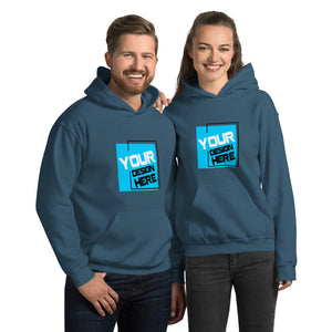 Customizable Large Front Print Hoodie