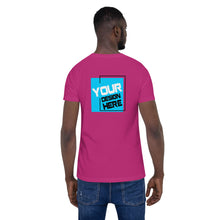 Load image into Gallery viewer, Customizable Large Front &amp; Rear Print Unisex T-Shirt