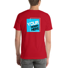 Load image into Gallery viewer, Customizable R. Chest Front &amp; Large Rear Print Unisex T-Shirt